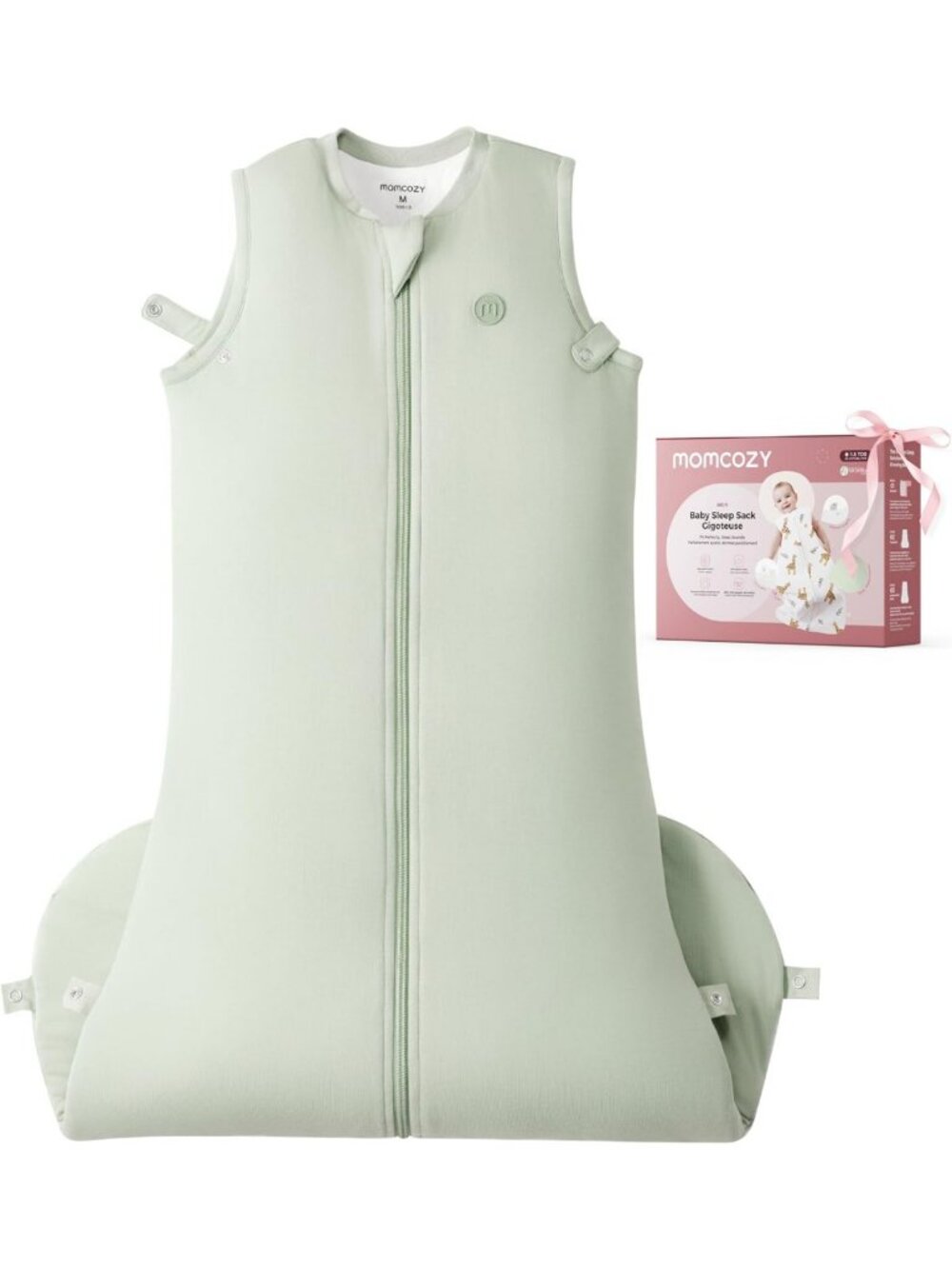 Cozy Baby Sleep Sack 6-12 Months, 1.5 TOG Wearable Blanket for Comfort & Safety